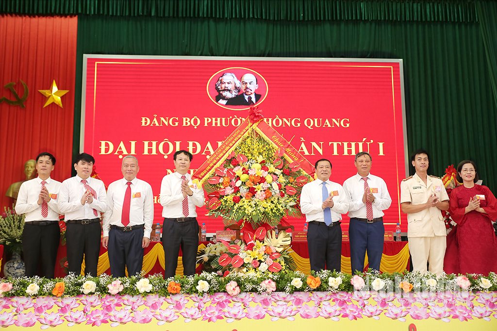 Đại hội đại biểu Đảng bộ phường Hồng Quang lần thứ I, nhiệm kỳ 2025-2030